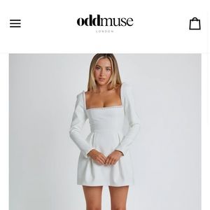 White Pearl Odd Muse Dress